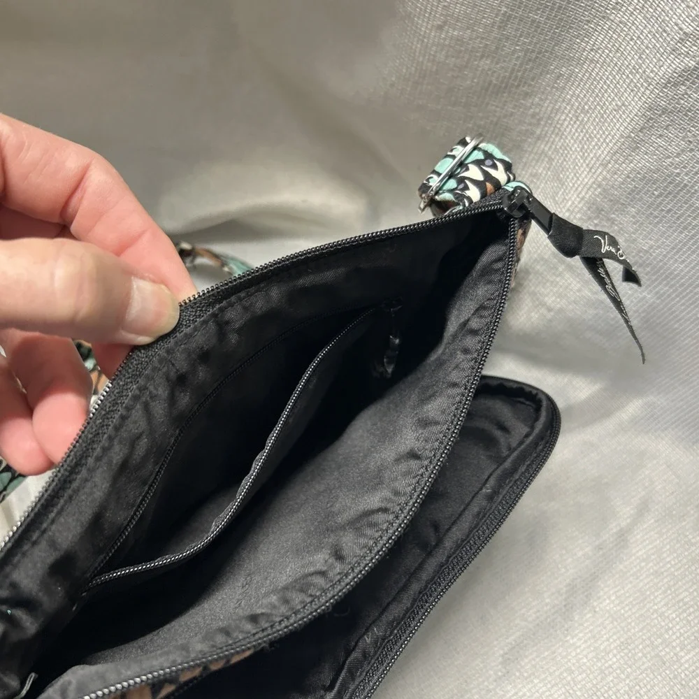 Vera Bradley Women's Purse cross Body Hipster Sierra Stream Excellent Shape